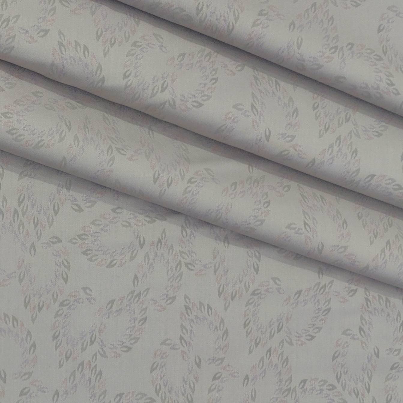 Shirt Fabric Soktas Finest Premium 80s Giza Cotton Jacquard Colour Dusty Greyish Brown